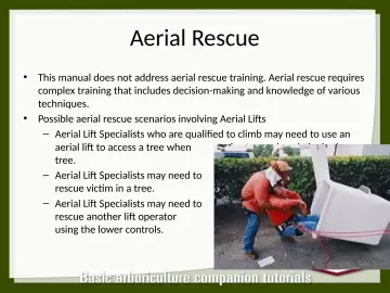 Slide 117: Aerial Rescue