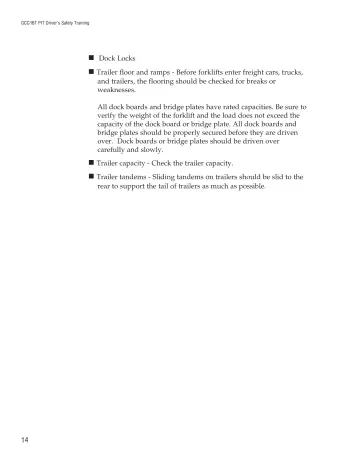 Page 19: Dock Locks