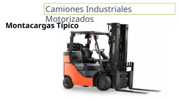 Slide 5: Camiones Industriales Motorizados