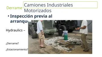 Slide 26: Camiones Industriales Derrame
