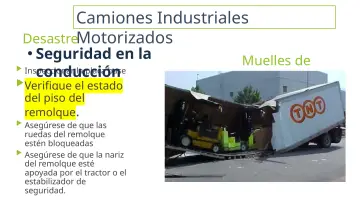 Slide 35: Camiones Industriales Desastre Motorizados