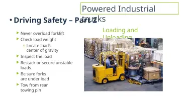 Slide 30: Powered Industrial