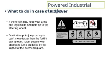 Slide 38: Powered Industrial
