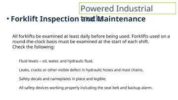 Slide 45: Powered Industrial