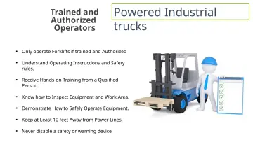 Slide 46: Powered Industrial trucks