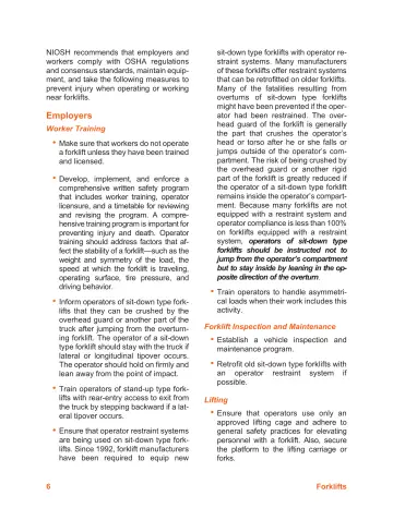 Page 9: Make sure that workers do not operate