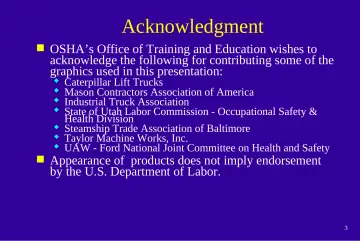 Slide 3: Acknowledgment
