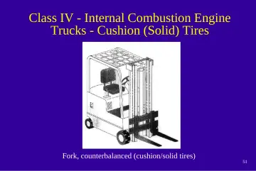 Slide 51: Class IV - Internal Combustion Engine