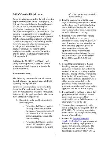 Page 3: of contact, preventing under-ride from occurring.