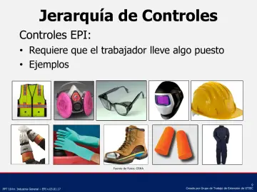 Slide 9: Jerarquía de Controles
