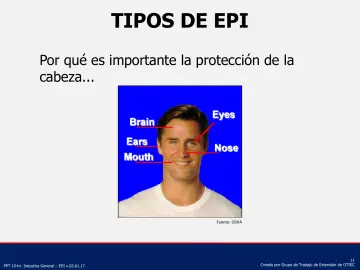 Slide 11: Por qué es importante la protección de la cabeza...