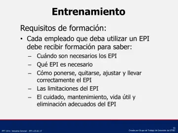 Slide 53: Entrenamiento