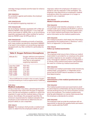 Page 17: (% O2) for which the employer