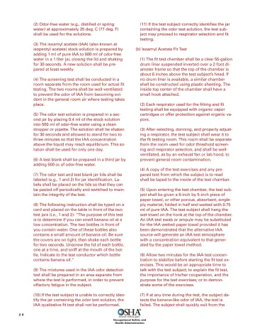 Page 28: (2) Odor-free water (e.g., distilled or spring water) at approximately 25 deg. C (77 deg. …