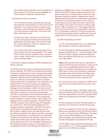 Page 36: the comfort of the respirator upon completion of the protocol. …