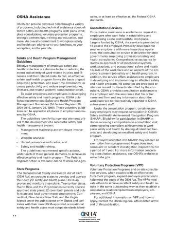 Page 46: OSHA Assistance