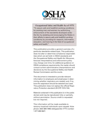 Page 2: Occupational Safety and Health Act of 1970
