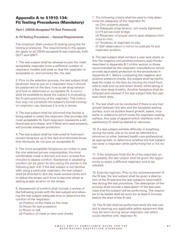 Page 83: Appendix A to §1910.134: Fit Testing Procedures (Mandatory)
