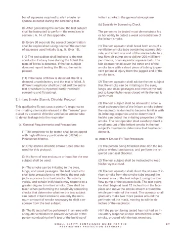 Page 89: ber of squeezes required to elicit a taste response as noted during the screening test.