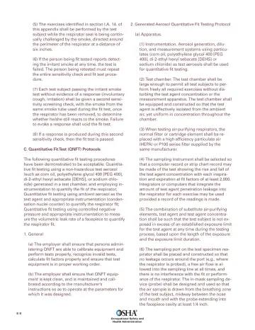 Page 90: (5) The exercises identified in section I.A. 14. of this appendix shall be performed by…