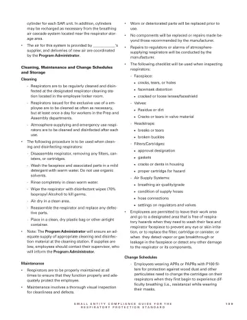 Page 111: cylinder for each SAR unit. In addition, cylinders may be recharged as necessary from the…