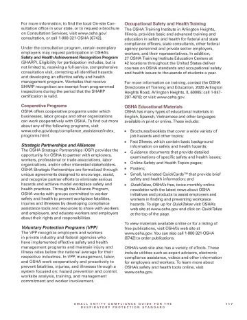 Page 119: For more information, to find the local On-site Consultation office in your state, or to…