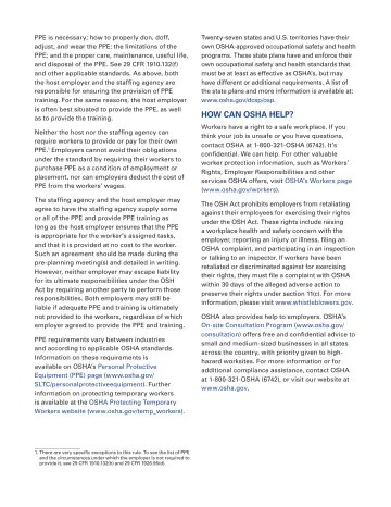 Page 3: HOW CAN OSHA HELP?