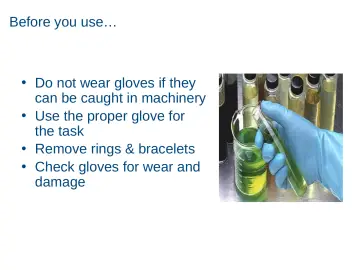 Slide 45: Before you use…