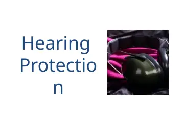 Slide 47: Hearing Protectio n