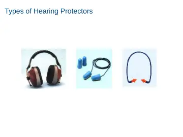 Slide 49: Types of Hearing Protectors