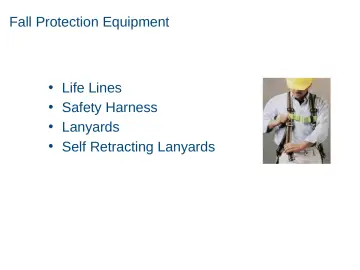 Slide 55: Fall Protection Equipment