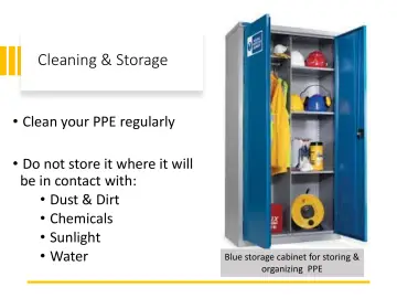 Slide 16: Cleaning & Storage