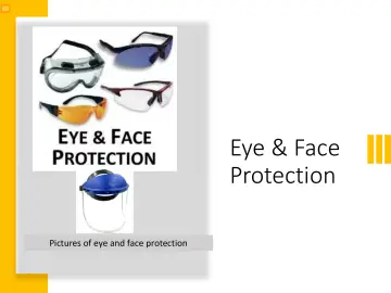 Slide 19: Eye & Face Protection