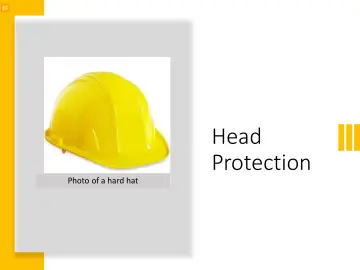 Slide 27: Photo of a hard hat