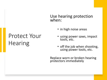 Slide 49: Protect Your Hearing