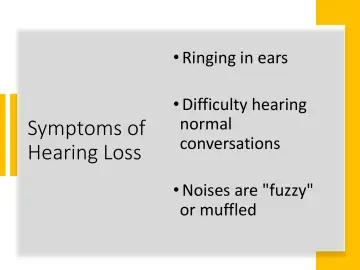Slide 53: Ringing in ears