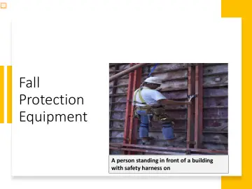 Slide 55: Fall Protection Equipment
