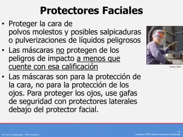 Slide 19: Protectores Faciales
