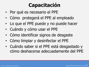 Slide 30: Capacitación
