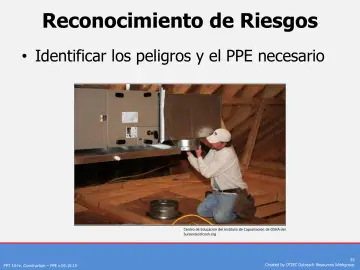 Slide 33: Reconocimiento de Riesgos