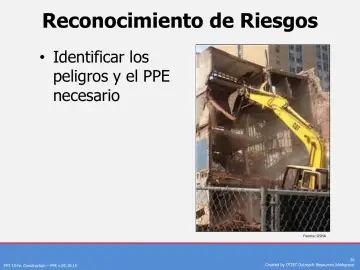 Slide 36: Reconocimiento de Riesgos