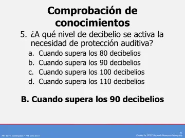 Slide 42: Comprobación de conocimientos
