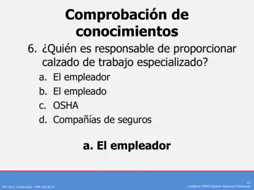 Slide 43: Comprobación de conocimientos