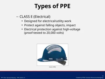 Slide 13: CLASS E (Electrical)