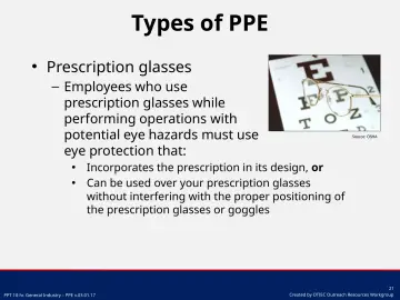 Slide 21: Prescription glasses