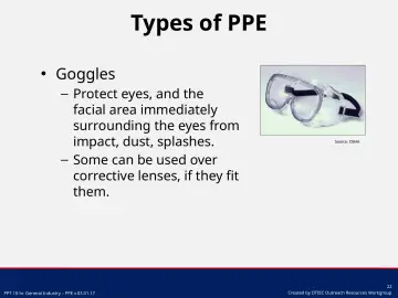 Slide 22: Goggles