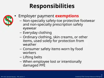Slide 56: Responsibilities