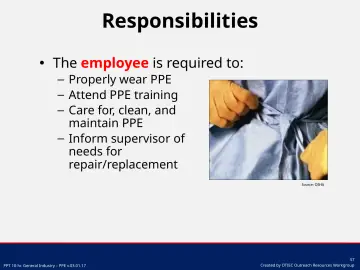 Slide 57: Responsibilities