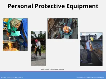 Slide 2: Personal Protective Equipment