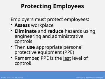Slide 4: Protecting Employees
